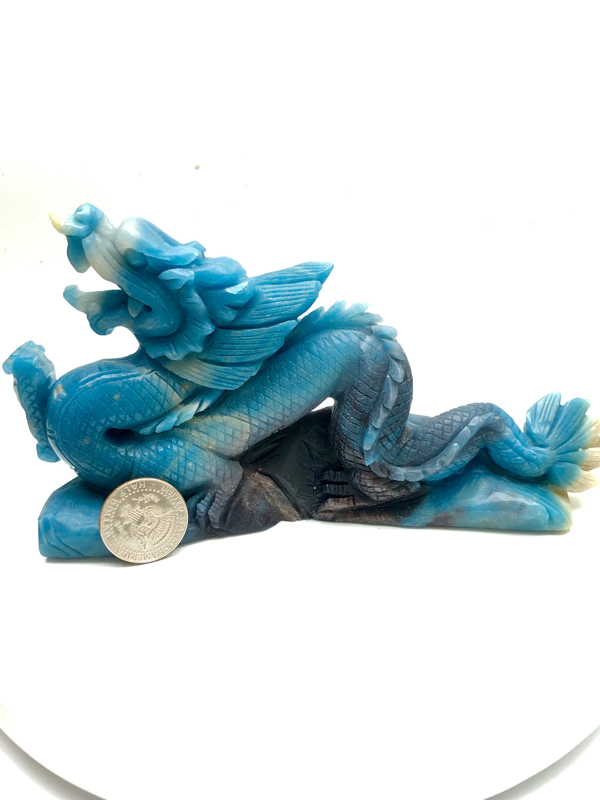 Trolleite Chinese dragon carving