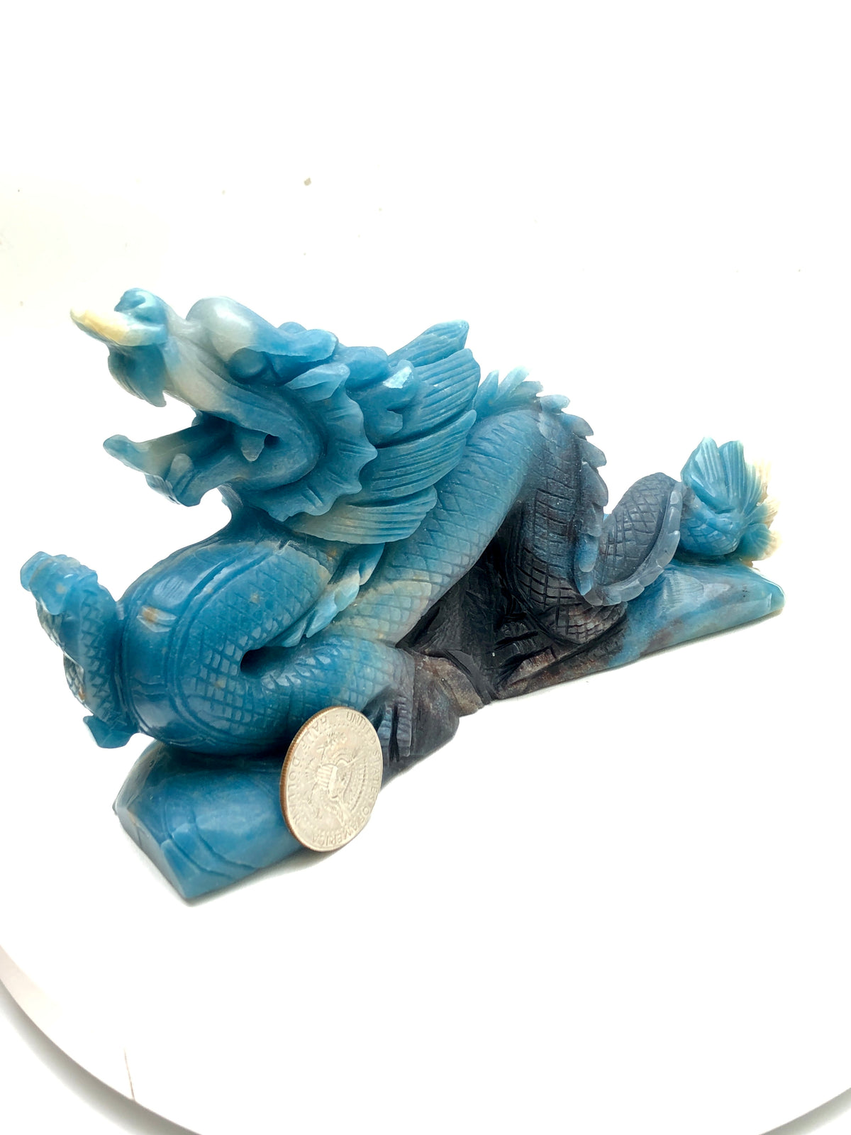 Trolleite Chinese dragon carving