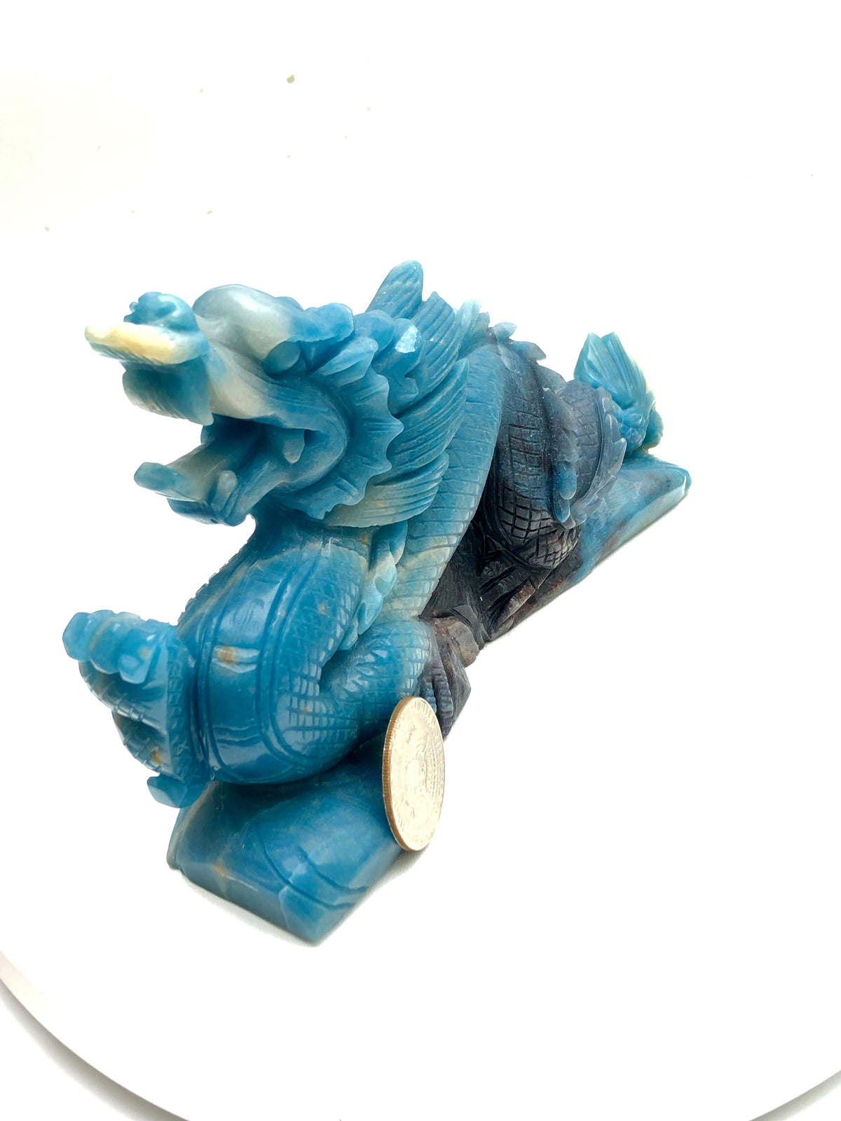 Trolleite Chinese dragon carving