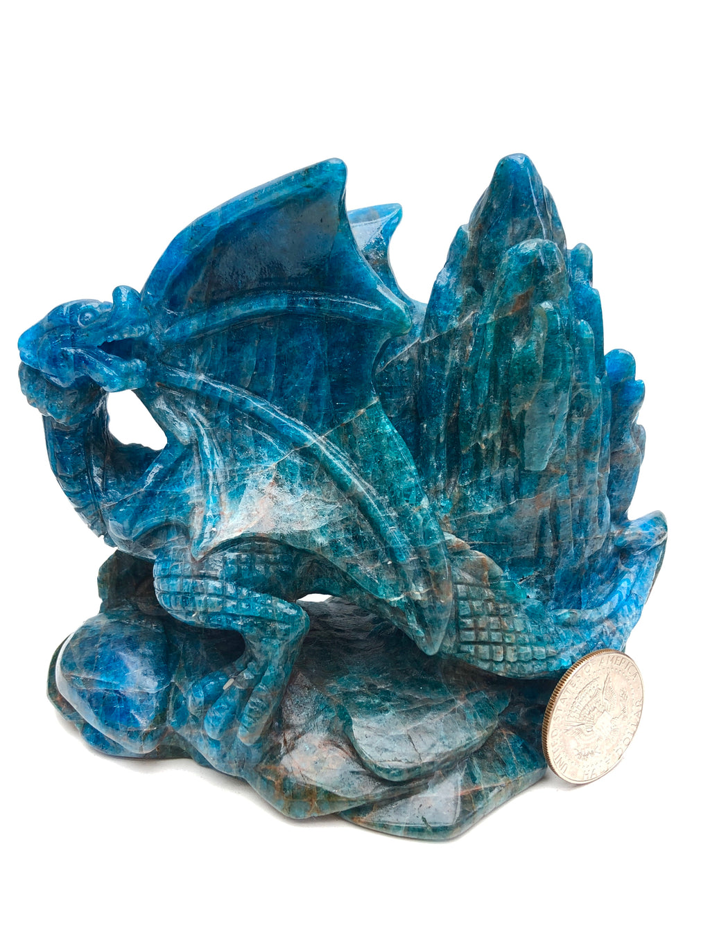 Blue Apatite Dragon