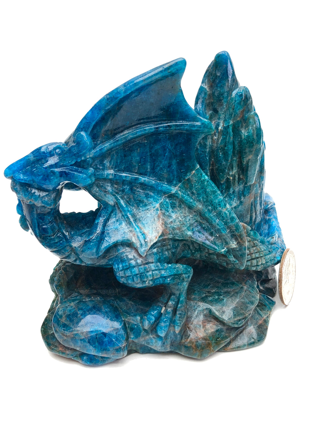 Blue Apatite Dragon