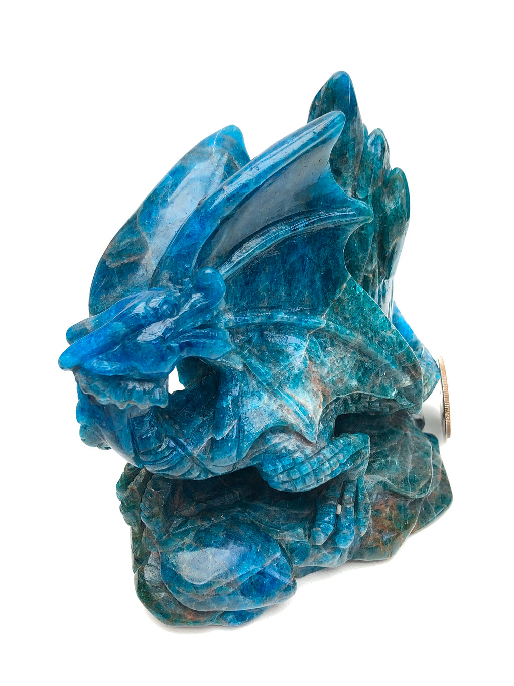 Blue Apatite Dragon