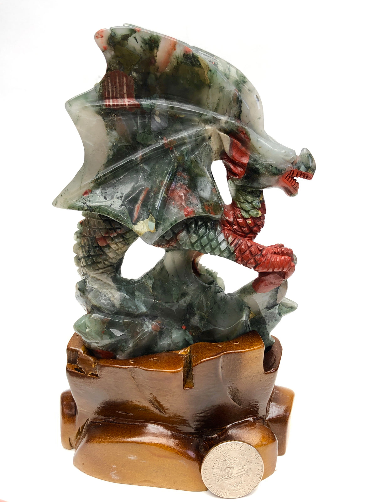 African Bloodstone Dragon