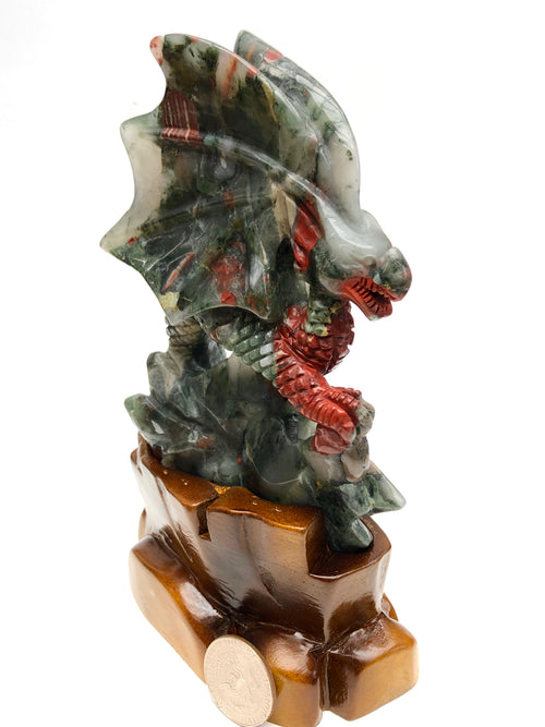 African Bloodstone Dragon