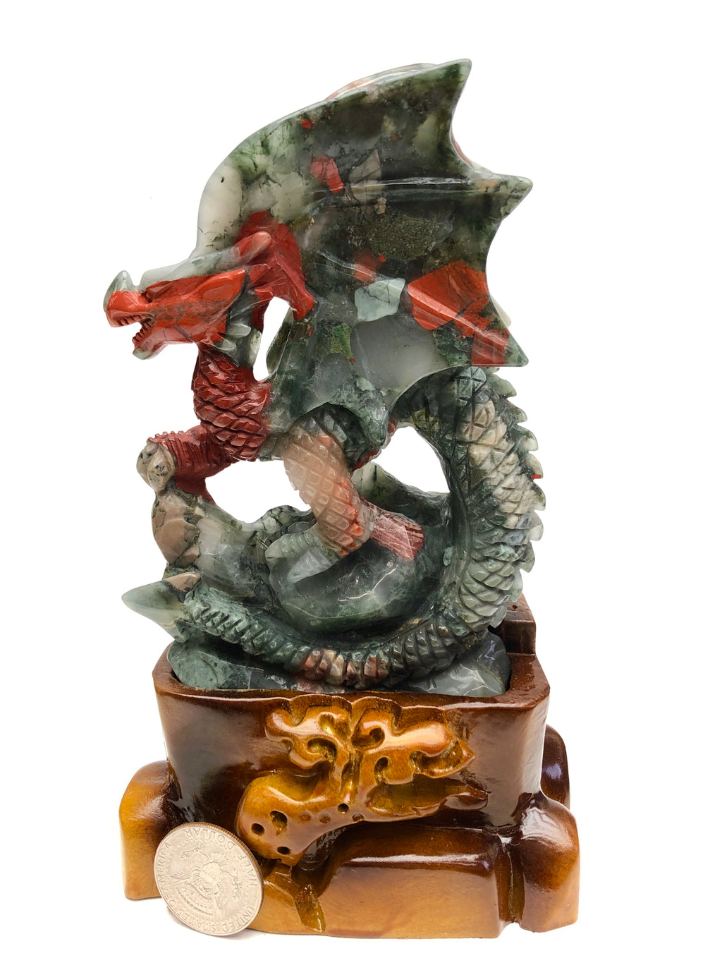African Bloodstone Dragon