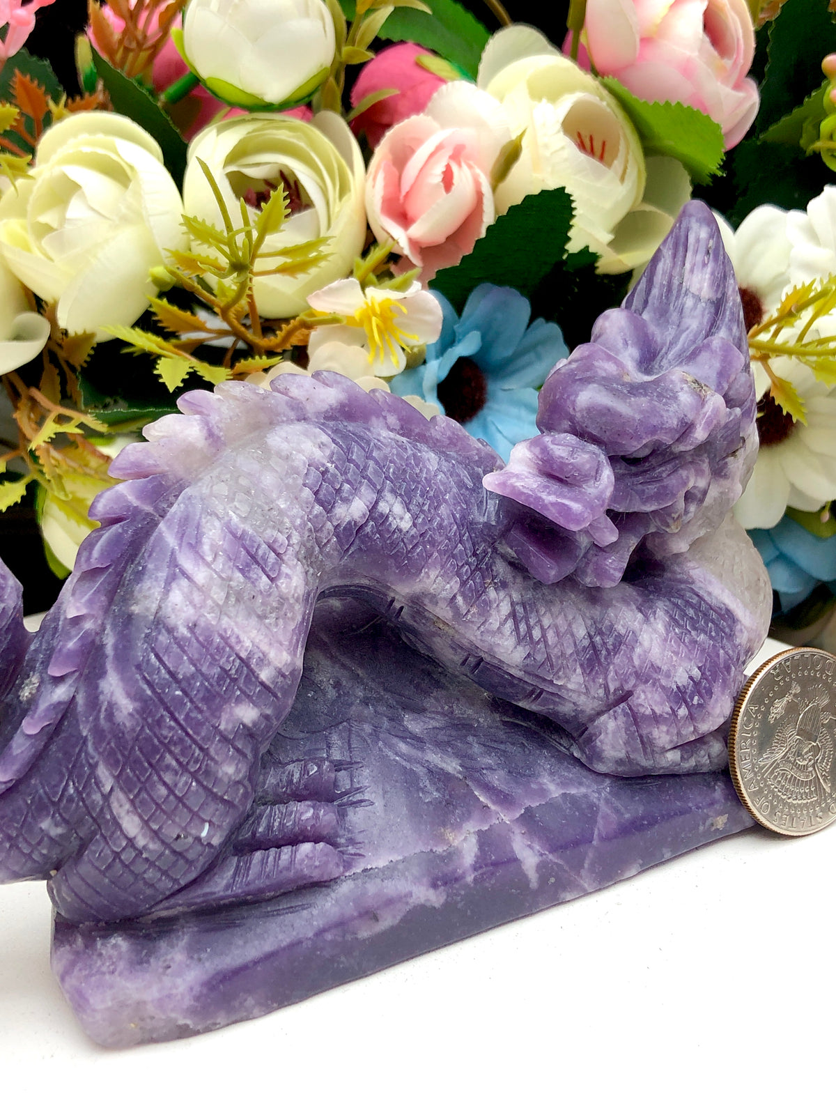 Purple Mica Chinese Dragon