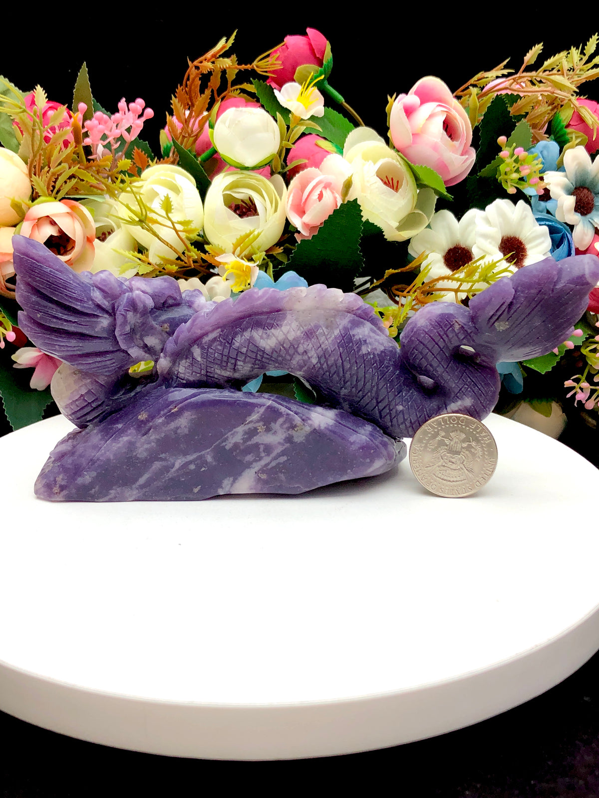 Purple Mica Chinese Dragon