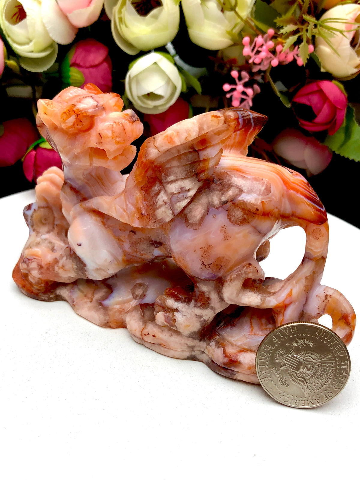 Flower Agate Fly Pixiu