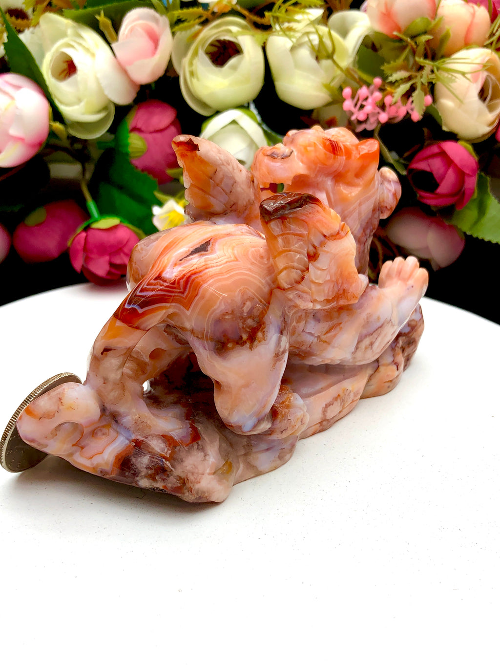 Flower Agate Fly Pixiu