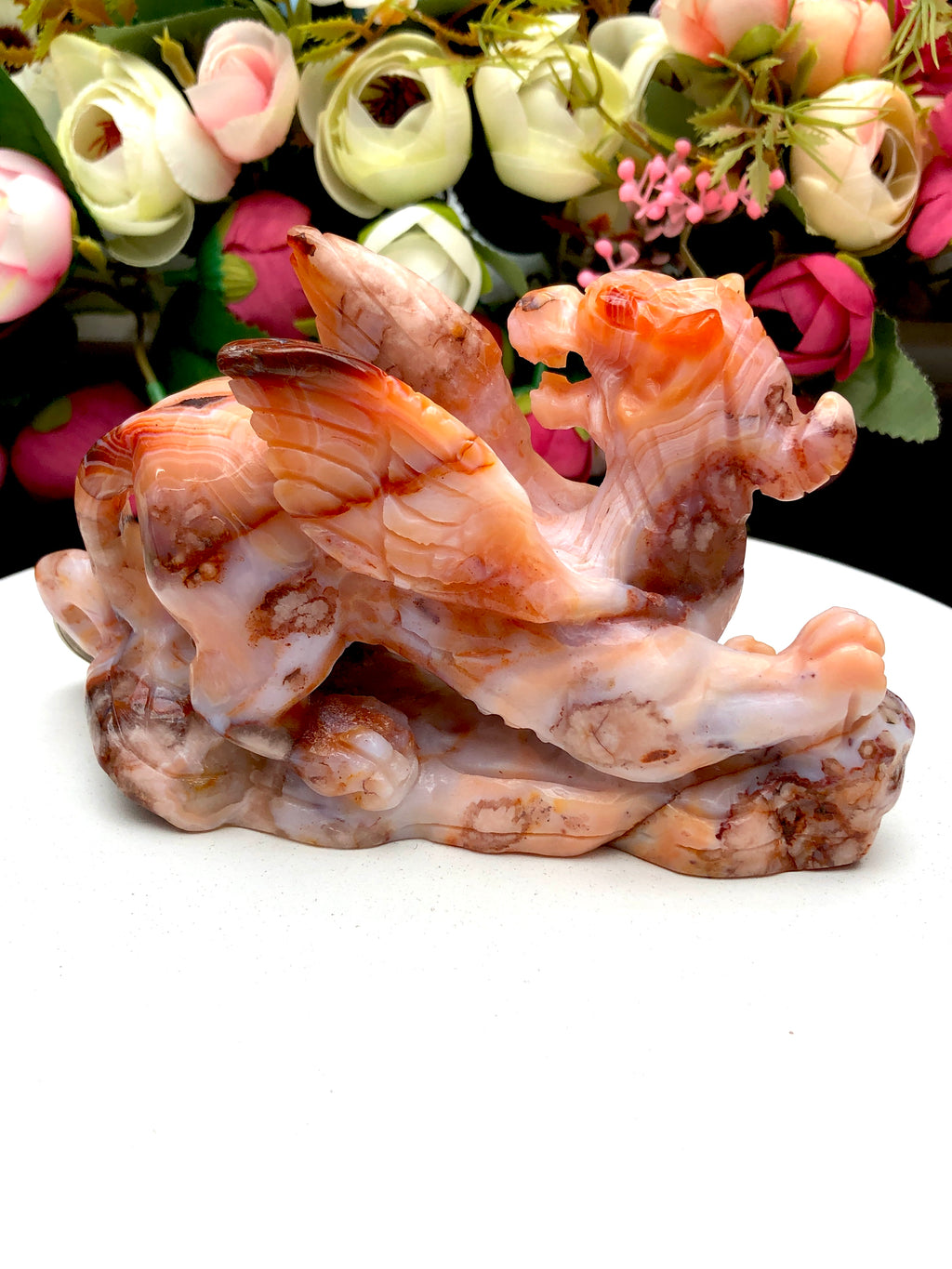 Flower Agate Fly Pixiu