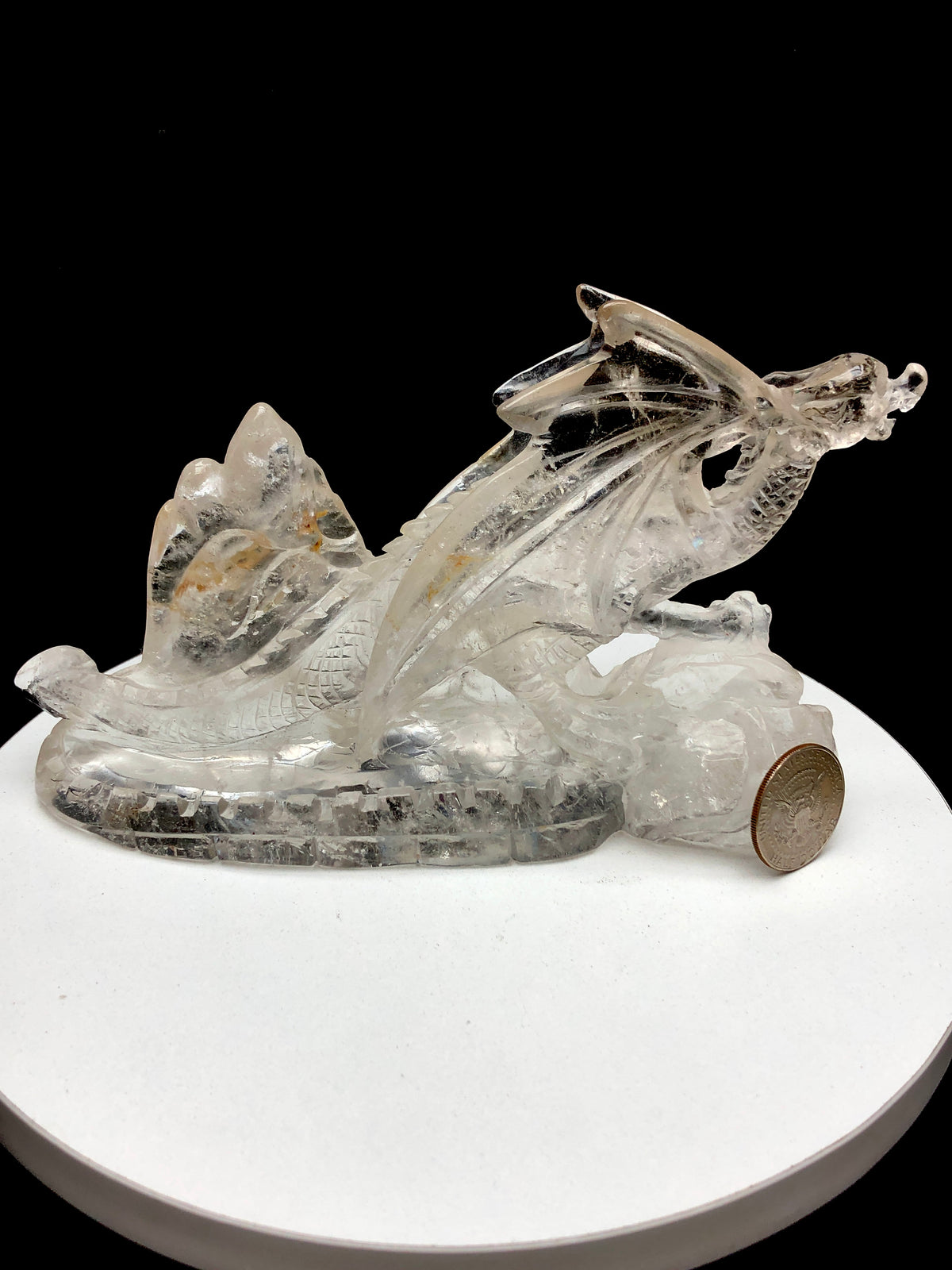 Clear Quartz Dragon