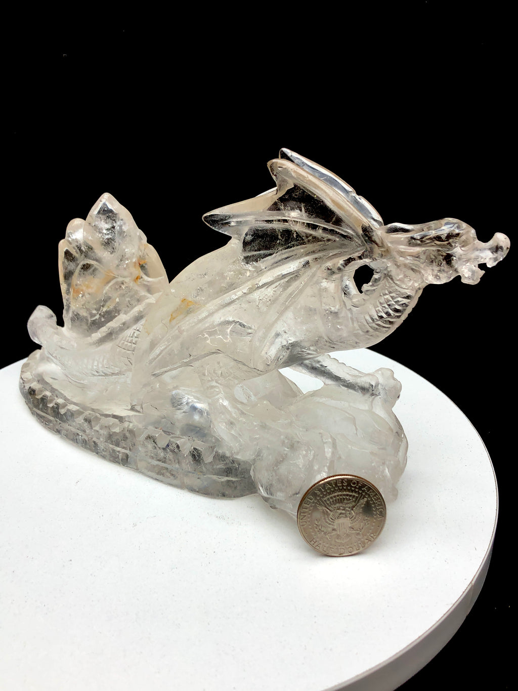 Clear Quartz Dragon
