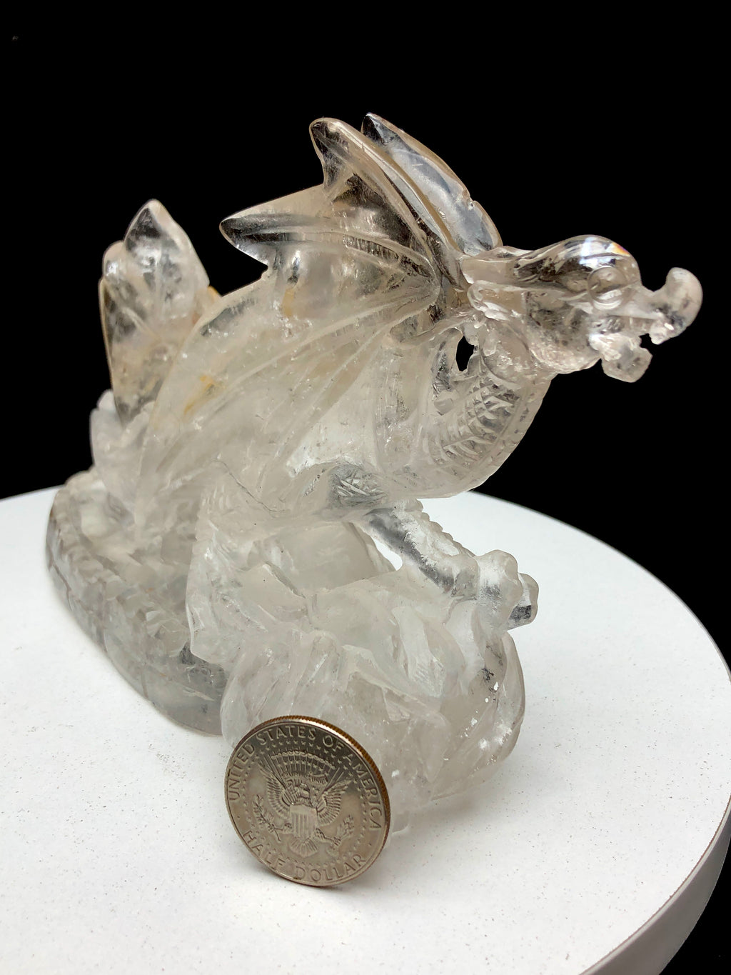 Clear Quartz Dragon