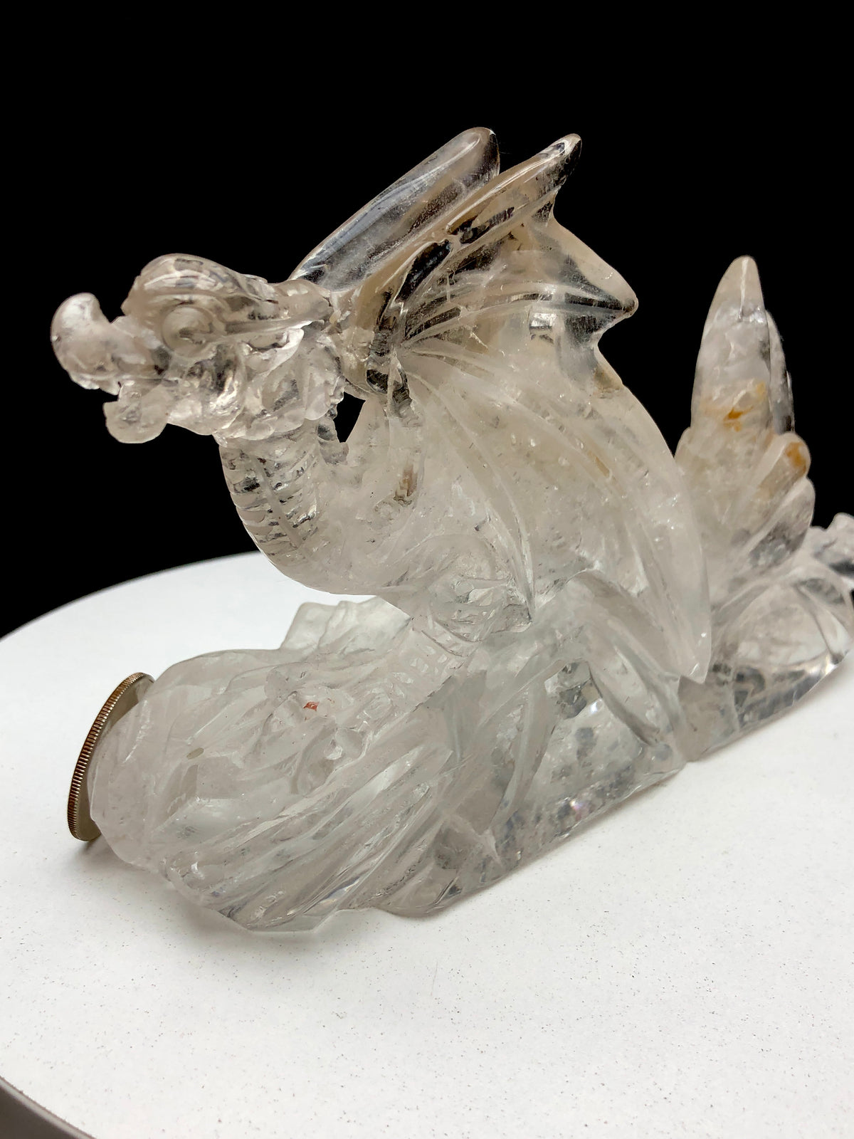 Clear Quartz Dragon