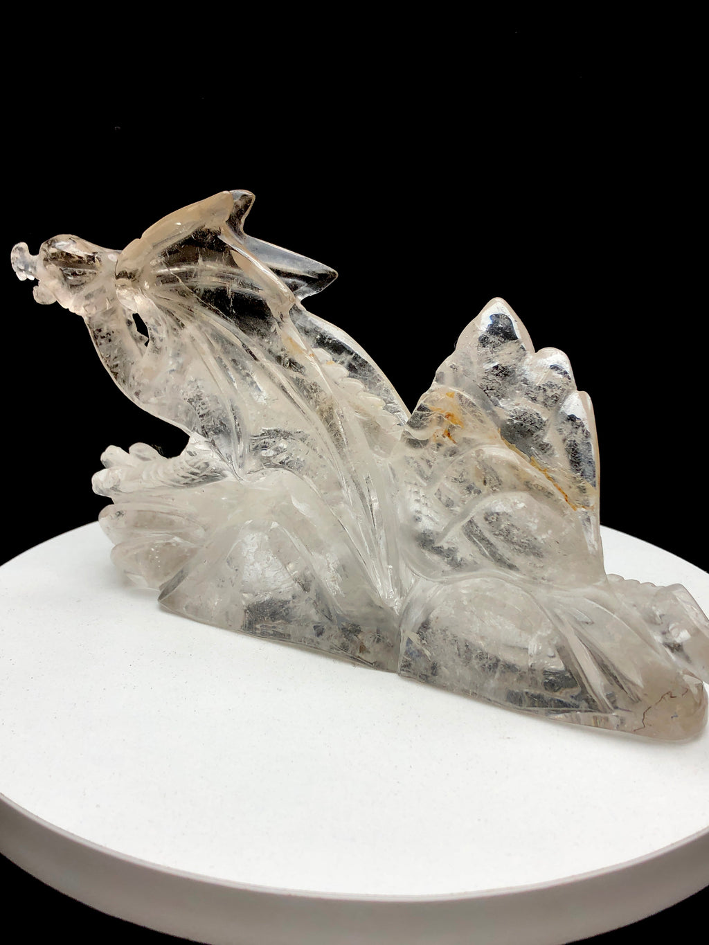 Clear Quartz Dragon