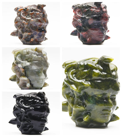 Crystal Medusa Carvings【5kinds $15 Each】