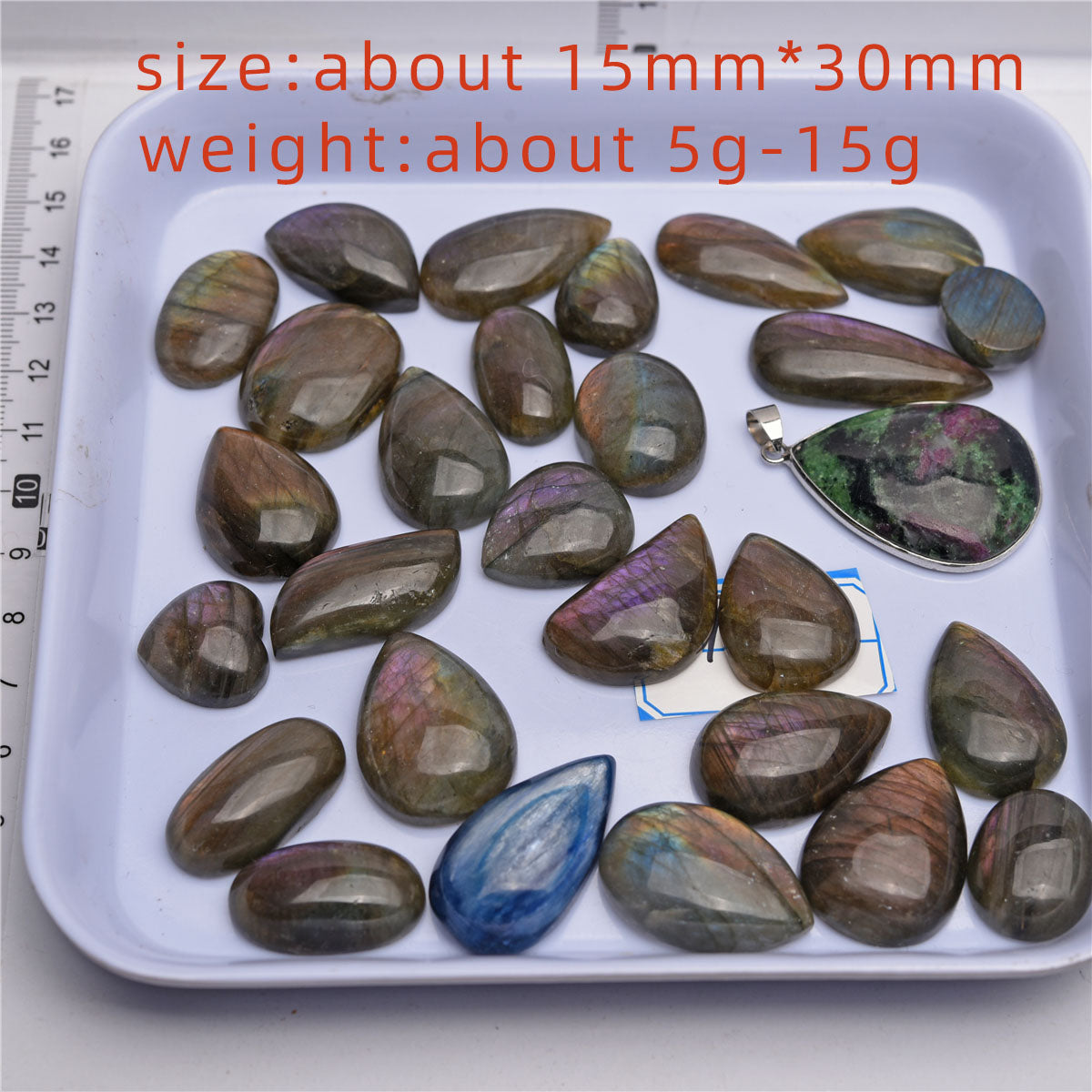 Larmogutaj pendantoj el naturaj kristaloj/gemoj【3-15 USD ĉiu】 
