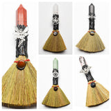 Handmade Crystal Broom carvings【5kinds $6/$5 Each】