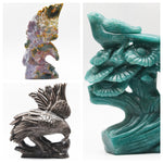 Crystal engle bird carvings【3kinds $62-$158 Each】