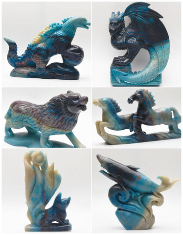 Trolleite animal big carvings【6 designs】