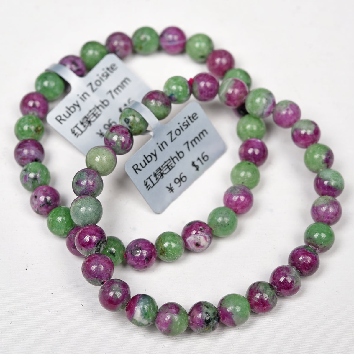ruby in zoisite bracelet