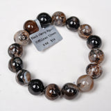 black cherry agate bracelet