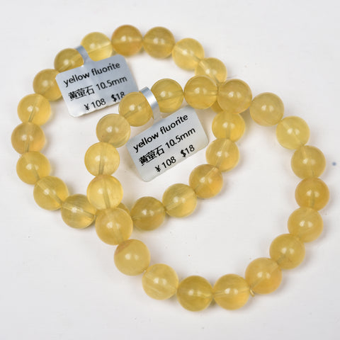yellow fluorite bracelet