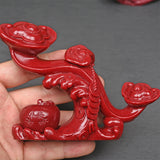 cinnabar carving