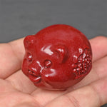 cinnabar carving