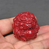 cinnabar carving