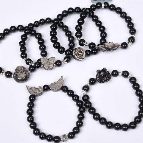 Obsidian DIY bracelet (7 kinds，$1.5-$5 EACH)