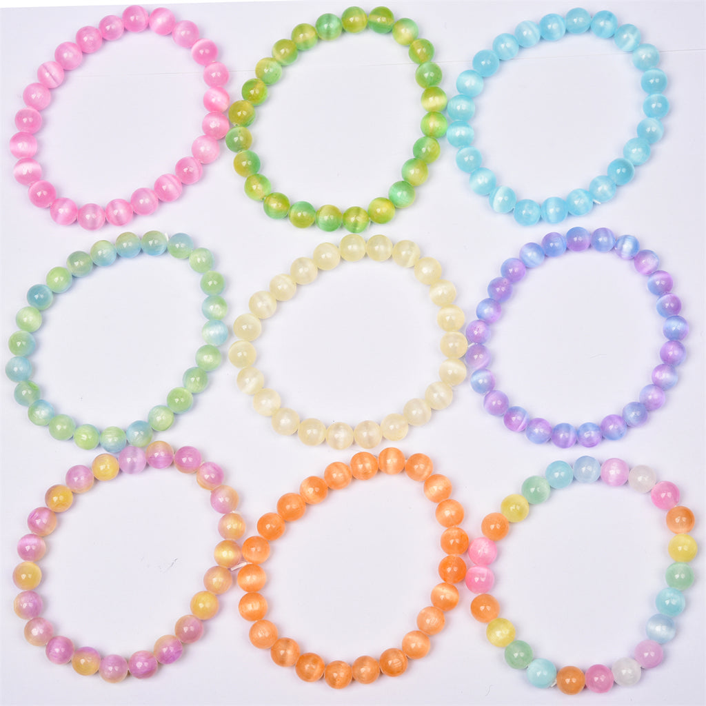 Aura Selenite bracelet（13 kinds color，$3.5 each）