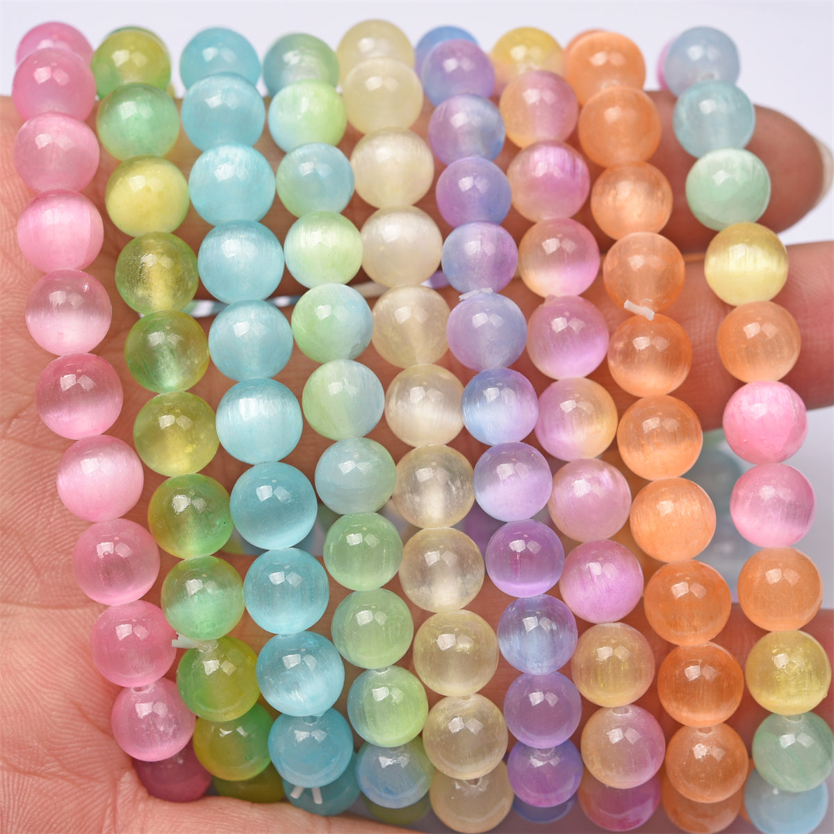 Aura Selenite bracelet（13 kinds color，$3.5 each）