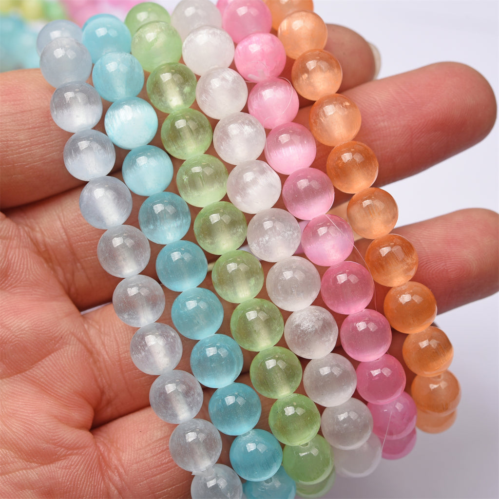 Aura Selenite bracelet（13 kinds color，$3.5 each）