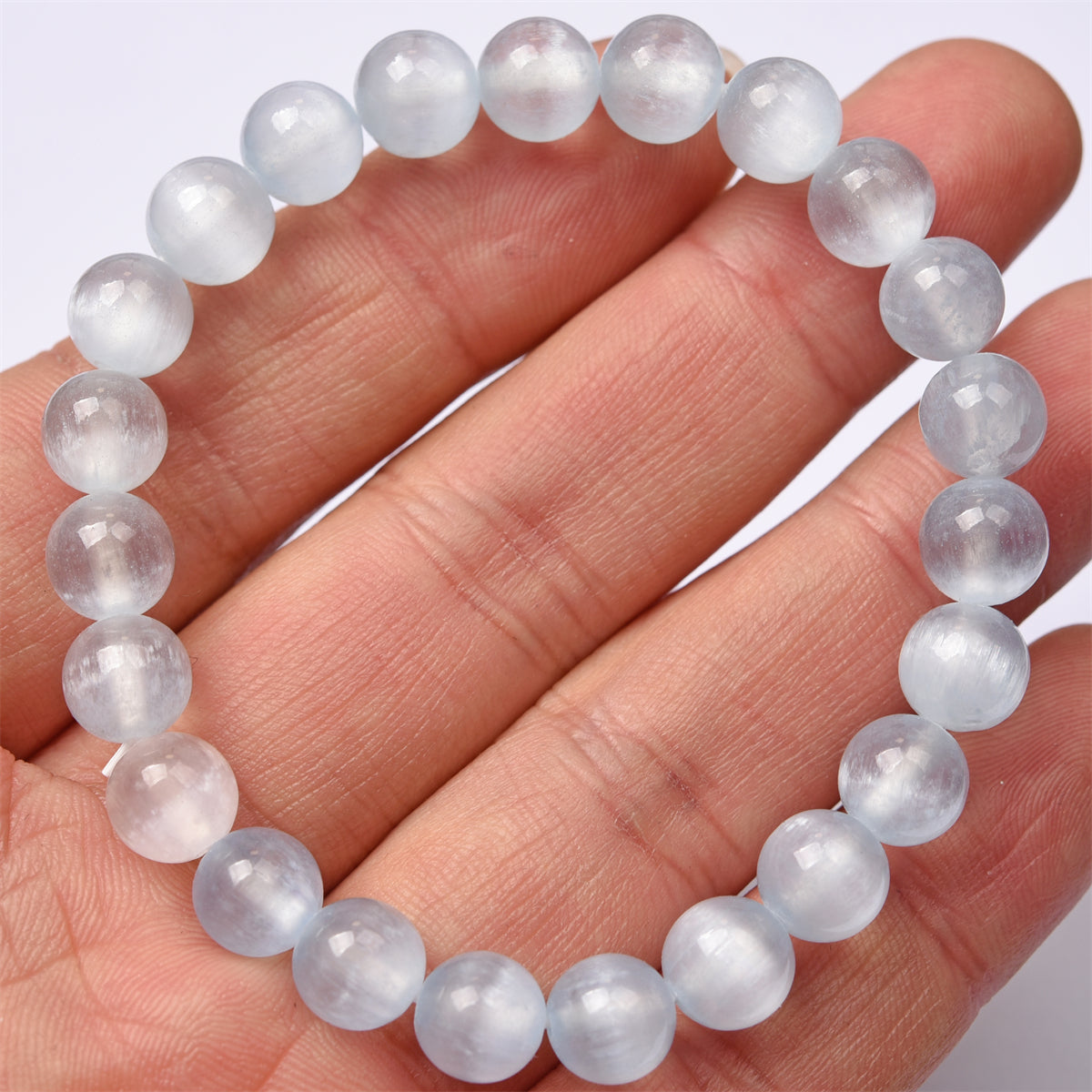 Aura Selenite bracelet（13 kinds color，$3.5 each）