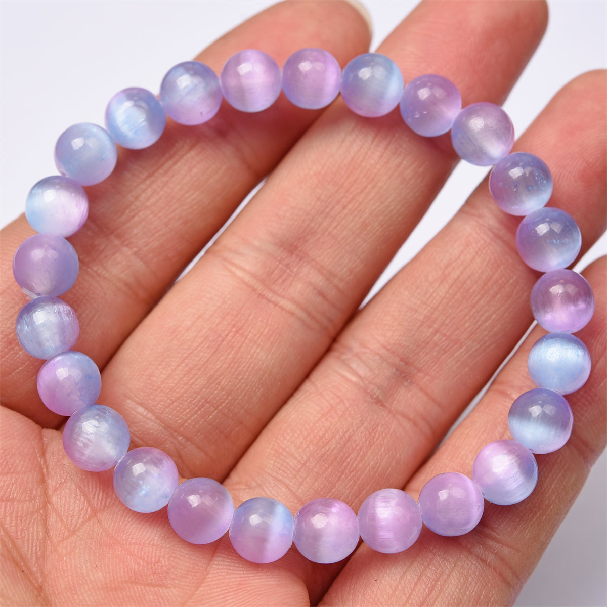 Aura Selenite bracelet（13 kinds color，$3.5 each）