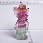 Rainbow fluorite Angel【$20each】