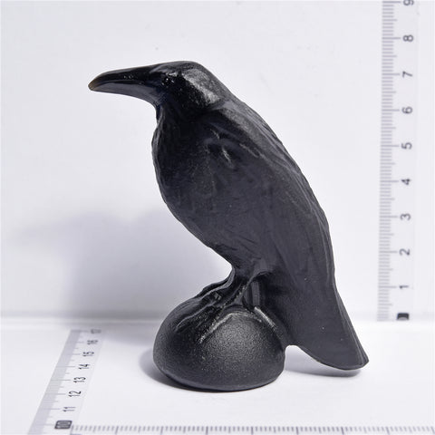 Obsidian Crow carving【$15-$12each】