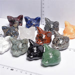 Egyptian Cat Head carving【$6each】