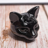 Egyptian Cat Head carving【$6each】