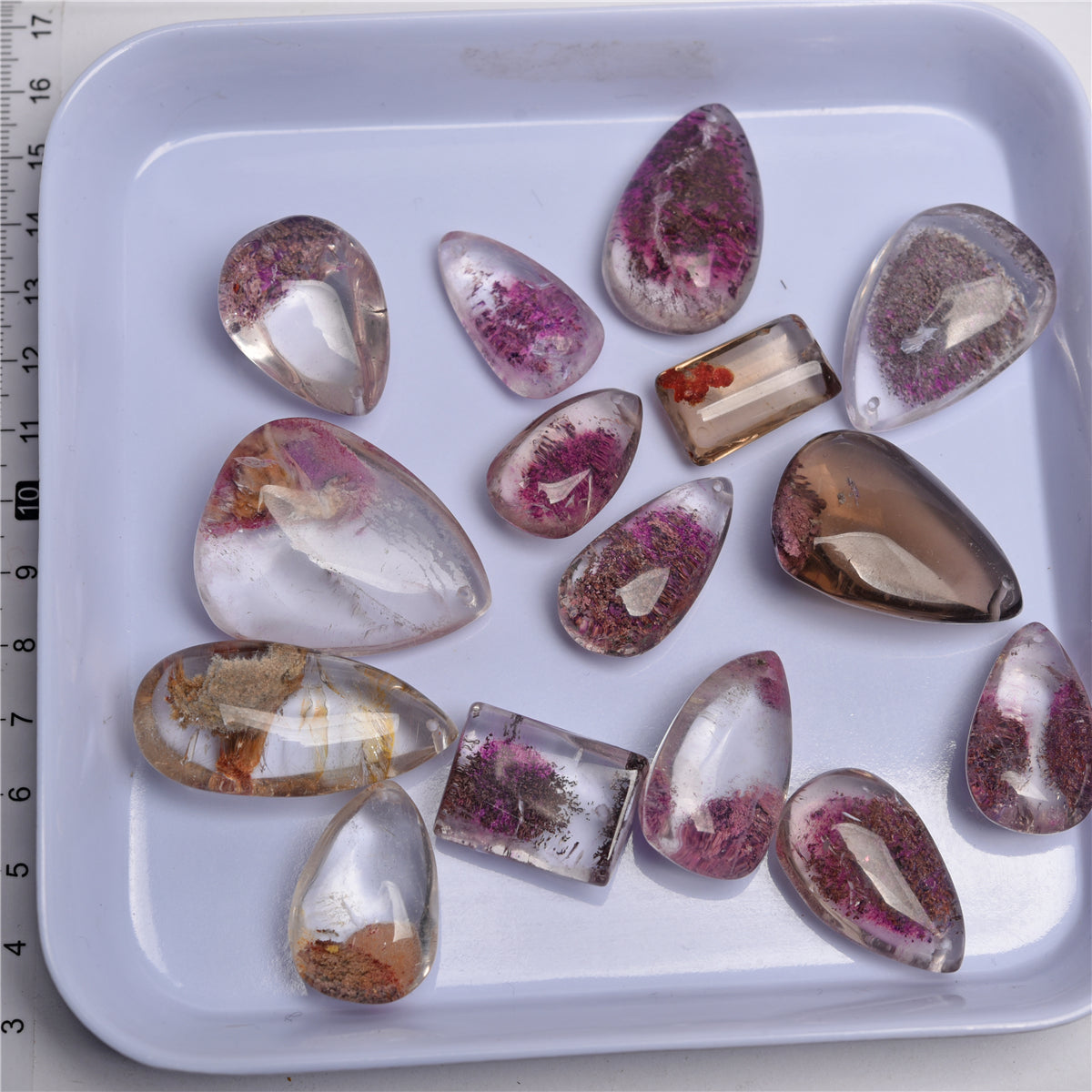 Larmogutaj pendantoj el naturaj kristaloj/gemoj【3-15 USD ĉiu】 