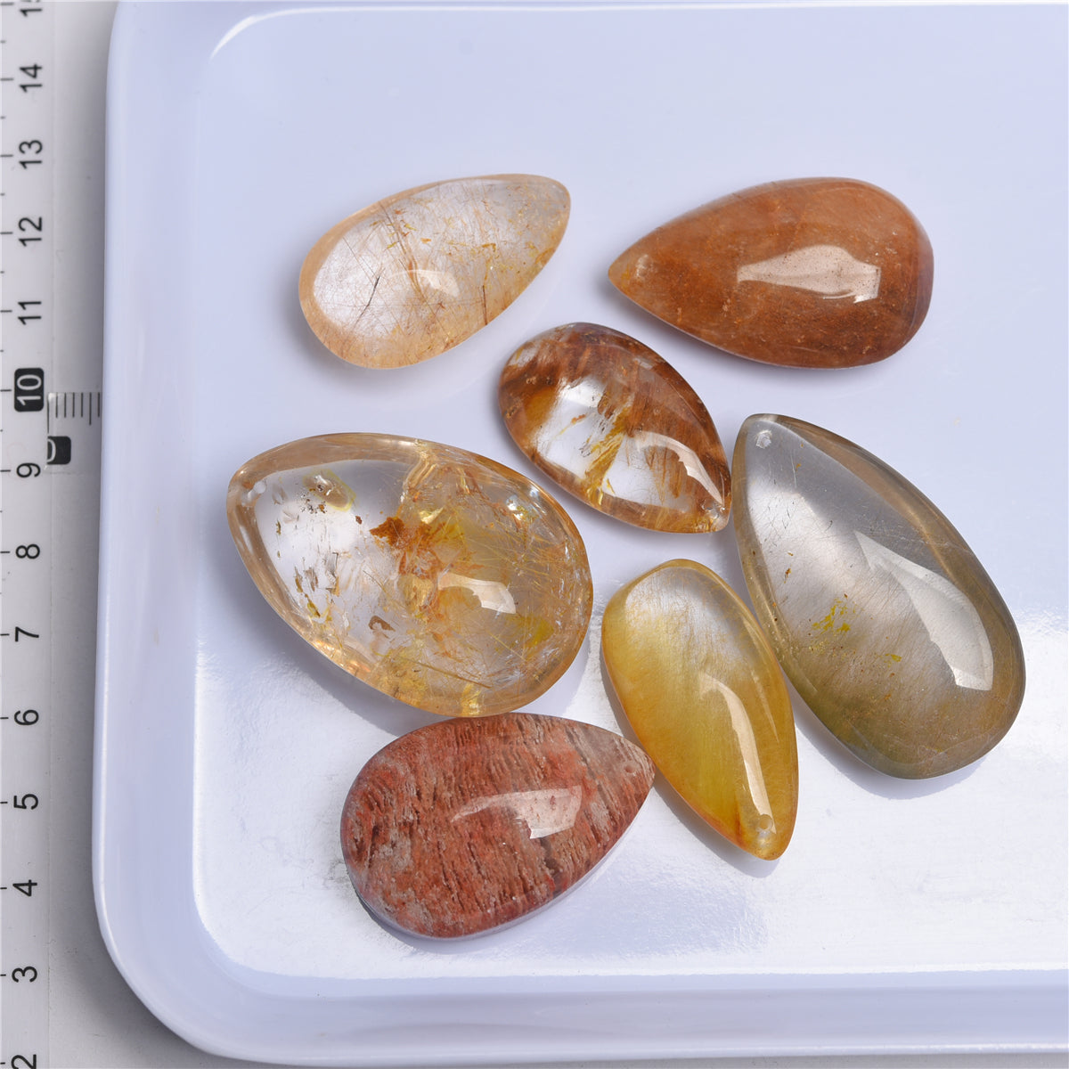 Larmogutaj pendantoj el naturaj kristaloj/gemoj【3-15 USD ĉiu】 