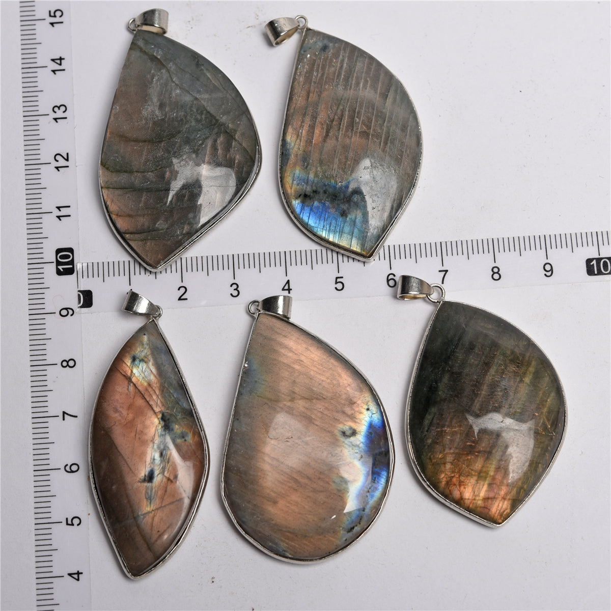 Nature crystal/gemstone teardrop pendants【$3-$15 each】