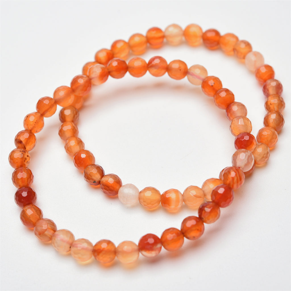 6mm faceted beads bracelet【$2-$2.5 each】