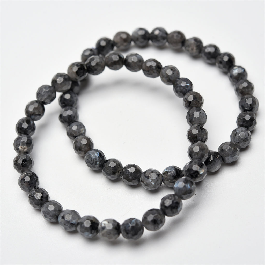 6mm faceted beads bracelet【$2-$2.5 each】