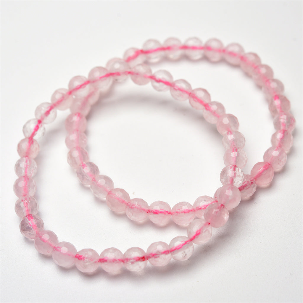 6mm faceted beads bracelet【$2-$2.5 each】