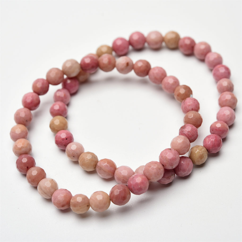 6mm faceted beads bracelet【$2-$2.5 each】
