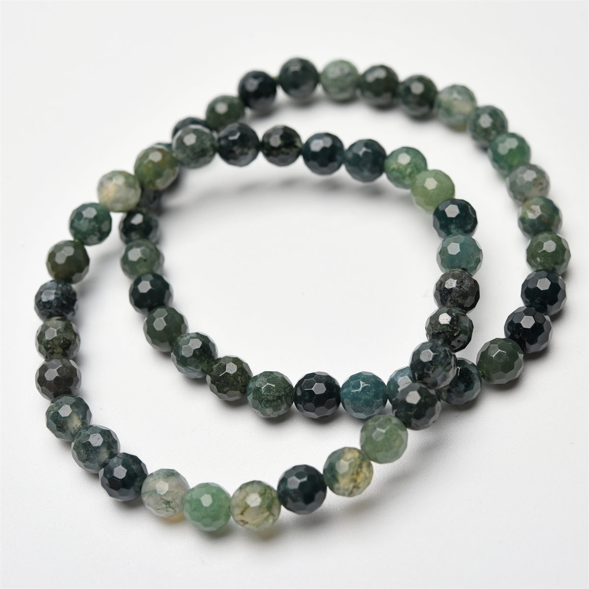 6mm faceted beads bracelet【$2-$2.5 each】