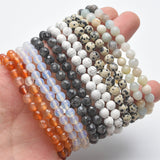 6mm faceted beads bracelet【$2-$2.5 each】