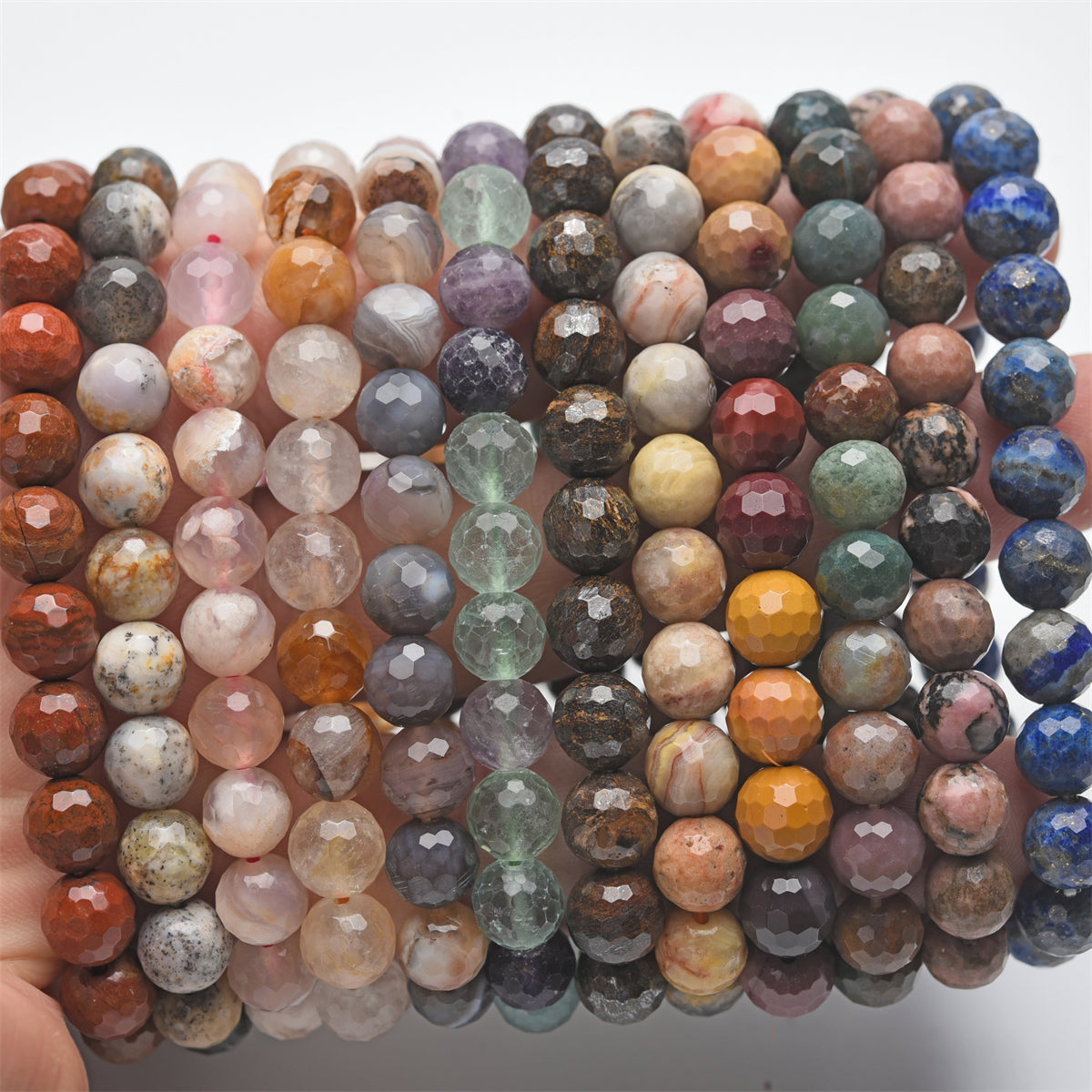 8mm faceted beads bracelet【$2.5-$3.5 each】